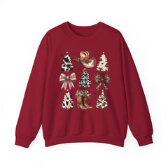 Rustic Coquette Christmas Sweatshirt