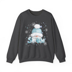 Winter Chill Sweatshirt - Cozy Unisex Crewneck with Snowy Design, Perfect for Holidays, Gifts, Snow Lovers, Warmth, Casual Style
