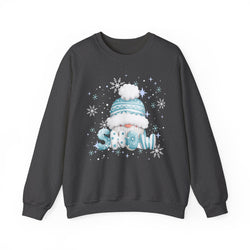 Winter Chill Sweatshirt - Cozy Unisex Crewneck with Snowy Design, Perfect for Holidays, Gifts, Snow Lovers, Warmth, Casual Style