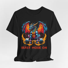 Beast mode on - Dragon – Fitness T-shirt for Gym Workouts