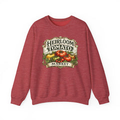 Heirloom Tomato Market Sweatshirt — Vintage Farmhouse Produce Graphic Crewneck