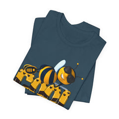 Bee Cool -Unisex Short Sleeve Tee - Fun, Casual Summer T-Shirt