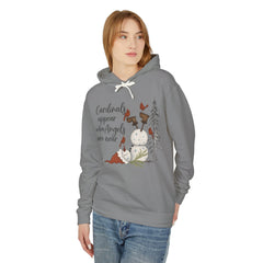 Inspirational Hoodie: Cardinals Appear When Angels Are Near - Comfort Colors