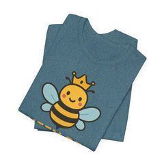 Queen Bee Fizzin' Unisex T-Shirt - Cute Bee Graphic Tee for Bee Lovers