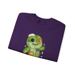 Fun Voodoo Doll Sweatshirt, Unapologetically Myself Crewneck, Cozy Gift for Halloween, Casual Wear, Self-Love Apparel