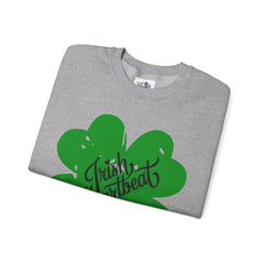 St. Patrick's Day Unisex Crewneck- Irish Heartbeat