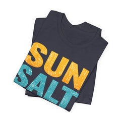 Sun Salt Sand Beach T-Shirt — Retro Coastal Summer Tee