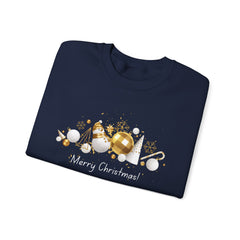 Festive Holiday Sweatshirt, Cozy Winter Apparel, Perfect Gift for Christmas, Tree Ornaments