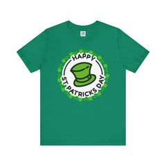 Happy St. Patrick's Day Unisex Tee - Leprechaun Hat