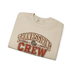 Thanksgiving Crew Sweatshirt - Vintage Turkey Family Holiday Pullover - Fall Apparel