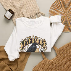 Nevermore Raven Crewneck Sweatshirt- Halloween Vibes