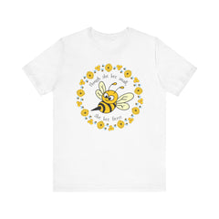 "She Bee Fierce" Unisex Jersey Short Sleeve Tee - Inspirational Bee Art Shirt