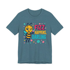 Fizz Happens Bee Martini Shirt - Summer Shirt, Funny Gift