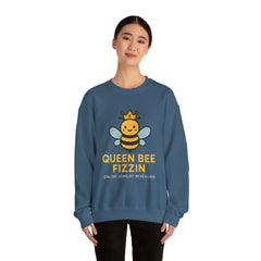 Queen Bee Fizzin'  -Unisex Crewneck Sweatshirt - Cute Casual Fashion