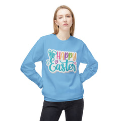 Happy Easter Unisex Midweight Softstyle Fleece Crewneck Sweatshirt