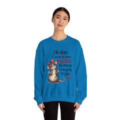 Sarcastic Crewneck Sweatshirt - Don’t Give A Rats Ass