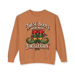 Festive Crewneck Comfort Colors Sweatshirt: Holiday Cheer, Christmas Gift, Cozy Wear, Funny Xmas Apparel,