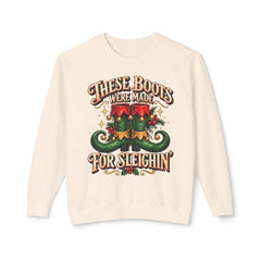 Festive Crewneck Comfort Colors Sweatshirt: Holiday Cheer, Christmas Gift, Cozy Wear, Funny Xmas Apparel,