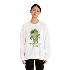 Fun Voodoo Doll Sweatshirt, Unapologetically Myself Crewneck, Cozy Gift for Halloween, Casual Wear, Self-Love Apparel