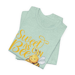Sweet As Can Bee - Unisex Jersey Tee - Cute Bee Graphic T-Shirt