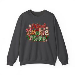 "Official Cookie Tester" Christmas Holiday Sweatshirt