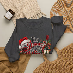 "I'm Dreaming of a Wine Christmas" Holiday Crewneck