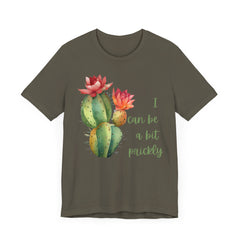 I Can Be A Bit Prickly  - Cactus - Unisex Jersey Short Sleeve Tee