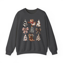 Rustic Coquette Christmas Sweatshirt