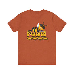 Bee Cool -Unisex Short Sleeve Tee - Fun, Casual Summer T-Shirt