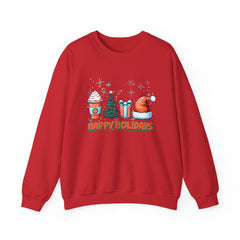 Christmas Coffee Santa Hat Sweatshirt