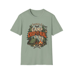 Camp Creep-It-Real T-Shirt — Welcome to Camp Halloween Graphic Tee- BP