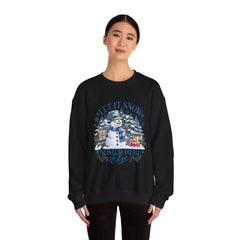 Let It Snow Somewhere Else - Winter  - Sweatshirt - Blue Design