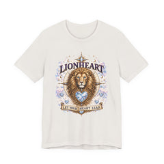 Lionheart T-Shirt — "Let Your Heart Lead" Lion Graphic Tee