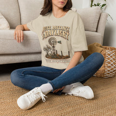 Dust, Distance & Daylight T-Shirt — Vintage Windmill Graphic Tee for Outdoor Lovers- Southern Heritage