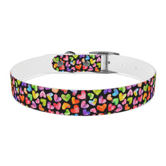 Dog Collar- Rainbow Hearts