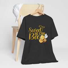 Sweet As Can Bee - Unisex Jersey Tee - Cute Bee Graphic T-Shirt