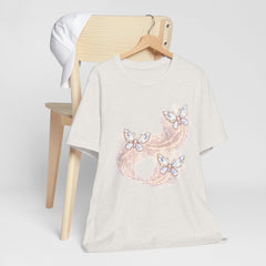 Butterfly Sparkle Tee — Pastel Crystal Butterflies Graphic T-Shirt
