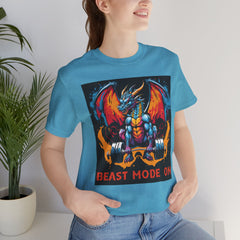 Beast mode on - Dragon – Fitness T-shirt for Gym Workouts