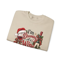 "I'm Dreaming of a Wine Christmas" Holiday Crewneck