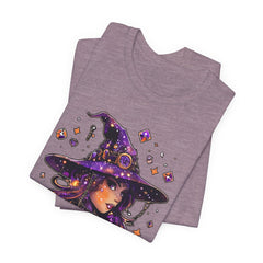 Enchanting Witch Graphic Tee - Perfect for Halloween, Gifts, Parties, Casual Wear, and Witchy Vibes
