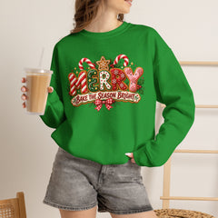 Christmas Cookie 'Make The Season Bright' Crewneck Sweatshirt