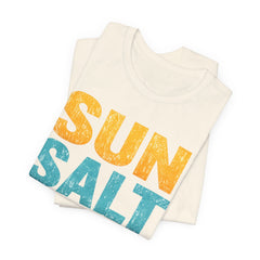 Sun Salt Sand Beach T-Shirt — Retro Coastal Summer Tee