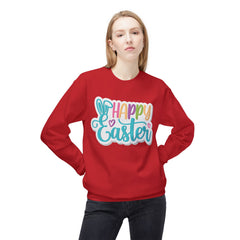 Happy Easter Unisex Midweight Softstyle Fleece Crewneck Sweatshirt
