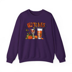 Witches Drink Up Sweatshirt, Unisex Halloween Apparel, Cozy Fall Sweatshirt, Spooky Season Gear, Perfect for Halloween Parties