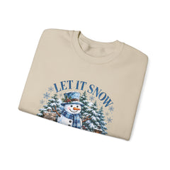 Let It Snow Somewhere Else - Winter  - Sweatshirt - Blue Design