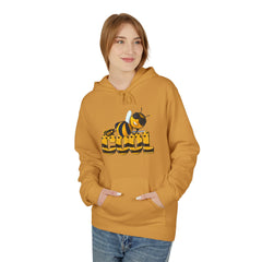 Bee Cool Hoodie - Unisex Fleece Sweatshirt , Eco-Friendly Apparel, Queen Bee Fizzin