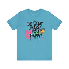 Do What Makes You Happy Tee | Unisex Jersey Short Sleeve Shirt, Positive Vibes Shirt, Gift for Friends, Uplifting Apparel, Casual [...]