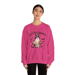 Spooky Ghost Crewneck Sweatshirt, Funny Halloween Sweatshirt, Cozy Fall Fashion, Unisex Sweater, Ghost Lover Gift