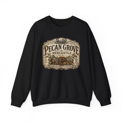 Pecan Grove Mercantile Vintage Logo Sweatshirt - Southern Heritage