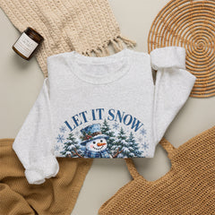 Let It Snow Somewhere Else - Winter  - Sweatshirt - Blue Design